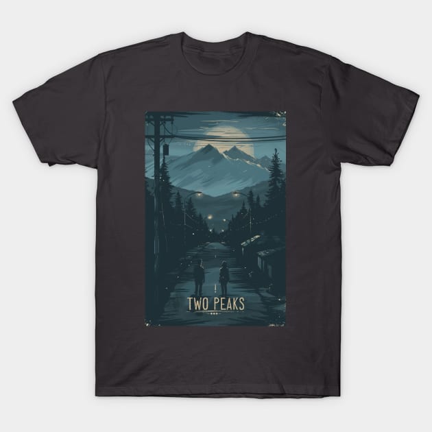 Peak Pals for Mountain Adventure & Hiking Enthusiasts T-Shirt by Beni-Shoga-Ink